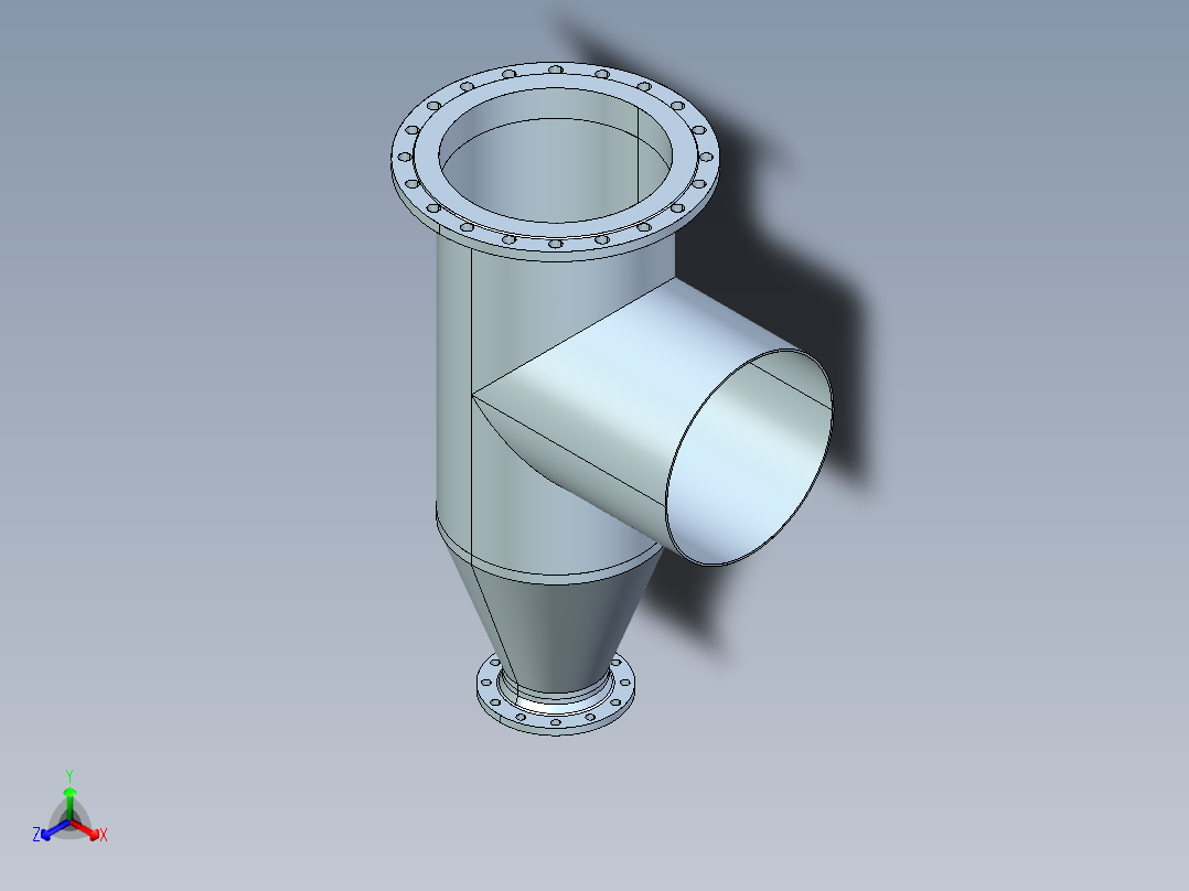 管件接头、螺纹接头、三通(86)正等轴测图
