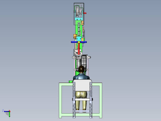 手动压瓶装机sw18可编辑左视缩略图