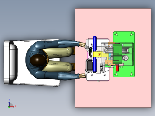 手动压瓶装机sw18可编辑俯视缩略图