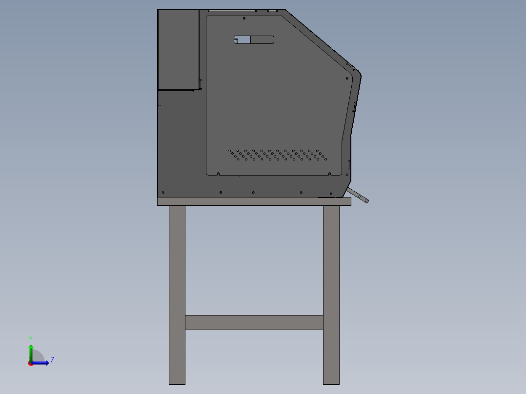 大型喷画打印机sw18可编辑左视图