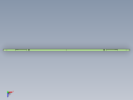 轻薄铁皮外壳CNC铣避位+阳极挂点程序UG模型俯视缩略图