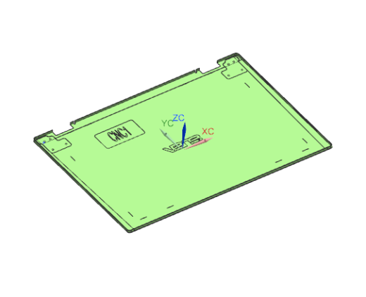 轻薄铁皮外壳CNC铣避位+阳极挂点程序UG模型缩略图