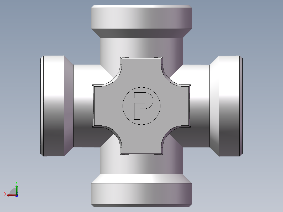 XC+XD 四通接头、XC-45后视图