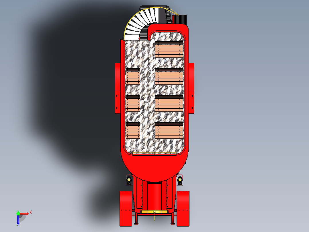 奔驰公共汽车 sw14俯视图