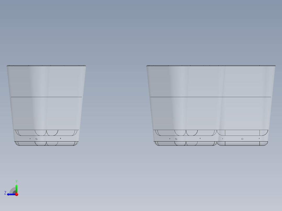 玻璃器子、杯子(28)右视图