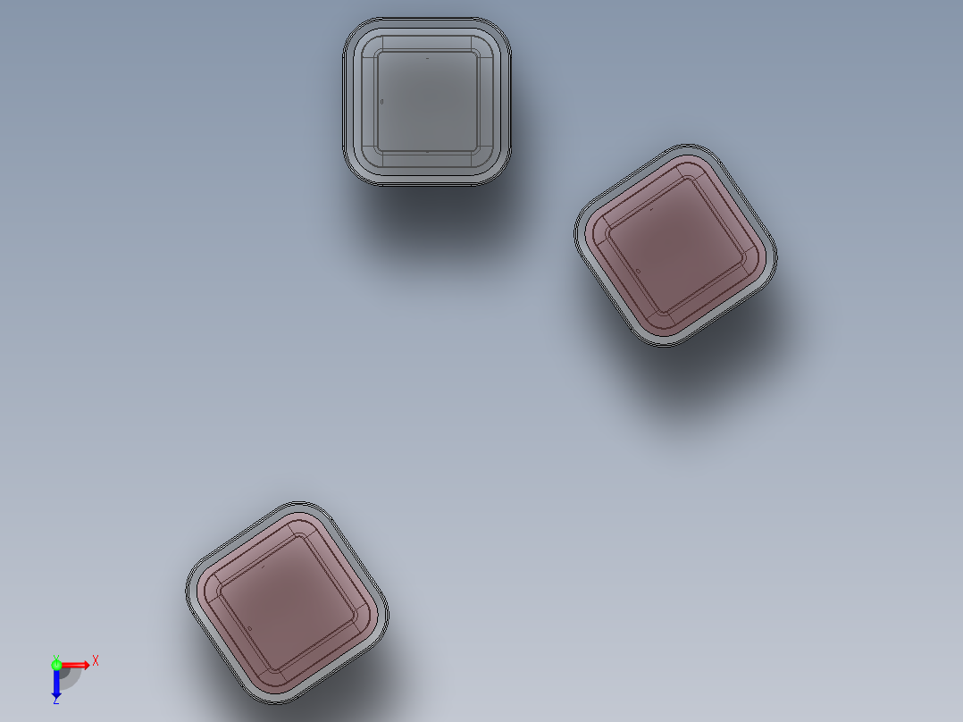 玻璃器子、杯子(28)俯视图