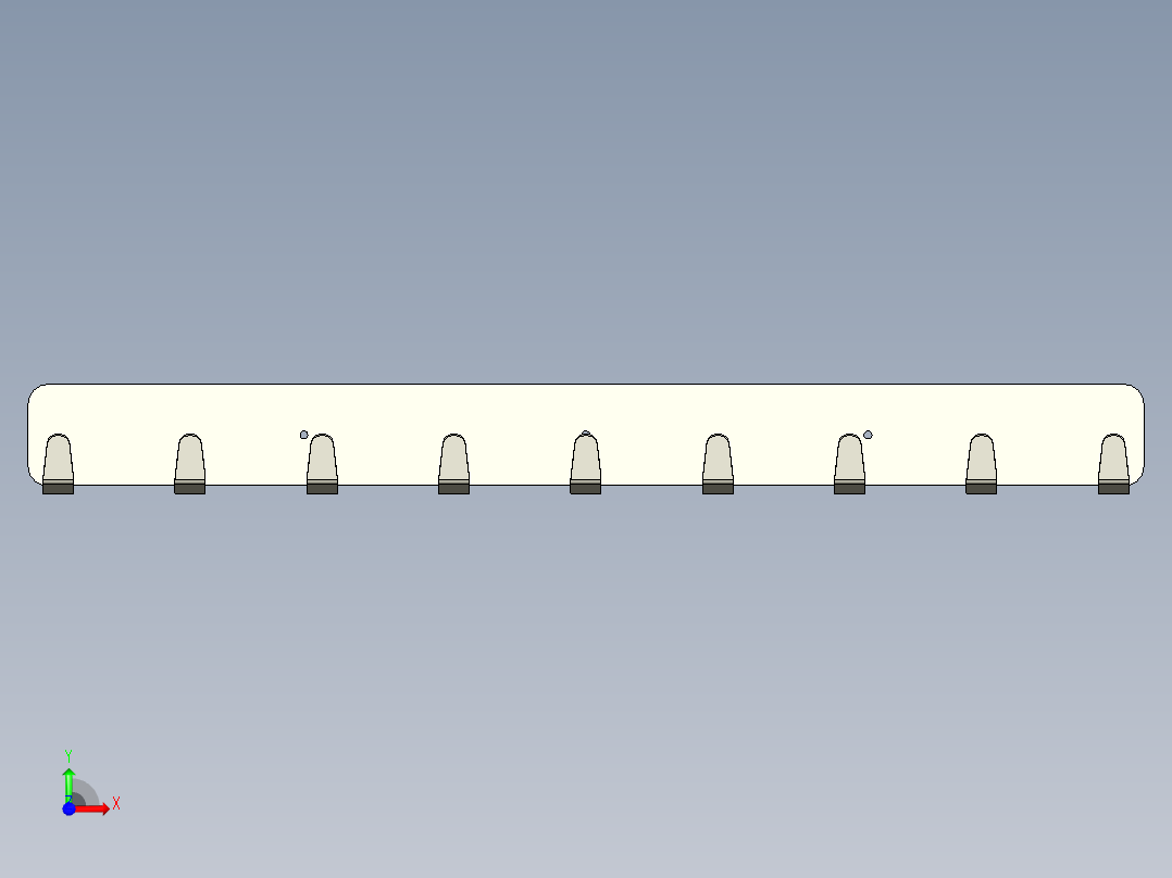 卧室挂钩前视图