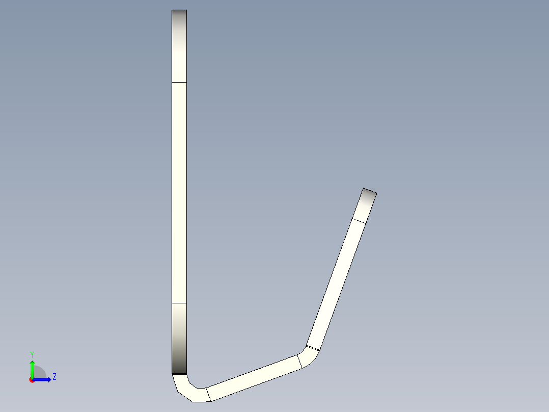 卧室挂钩左视图
