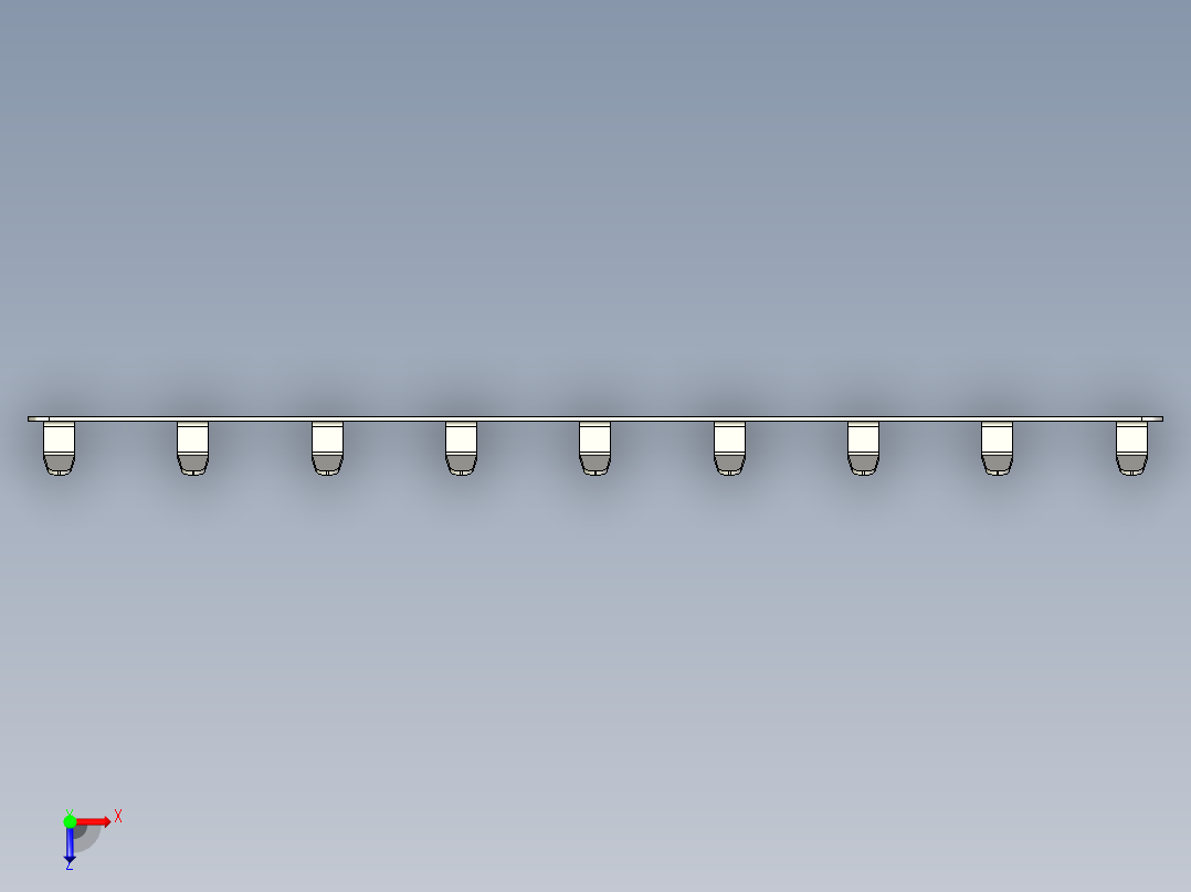 卧室挂钩俯视图