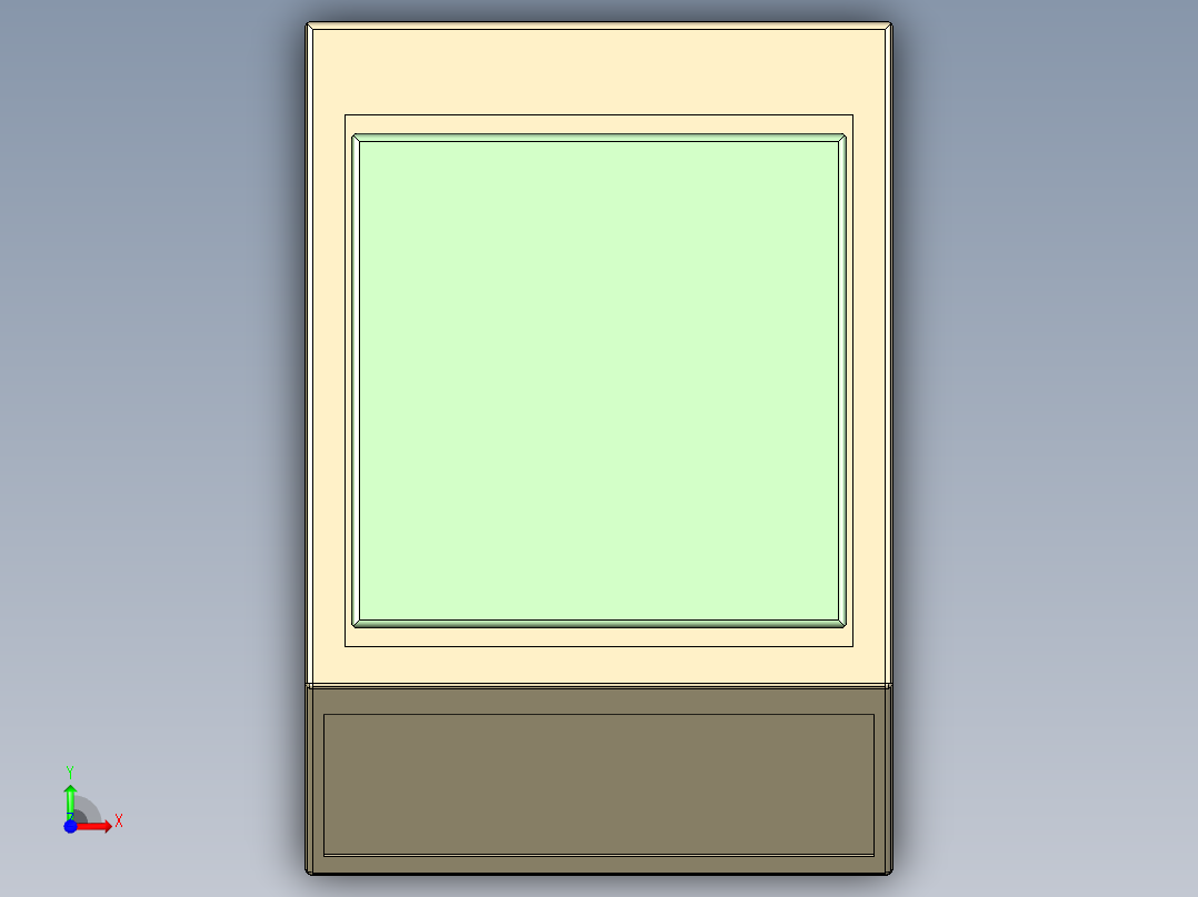 essae-ax1200称重秤模型前视图