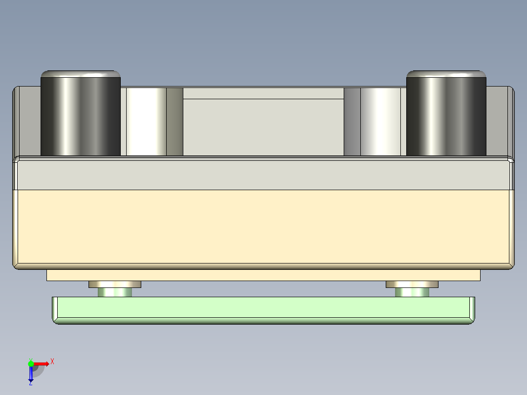 essae-ax1200称重秤模型俯视图