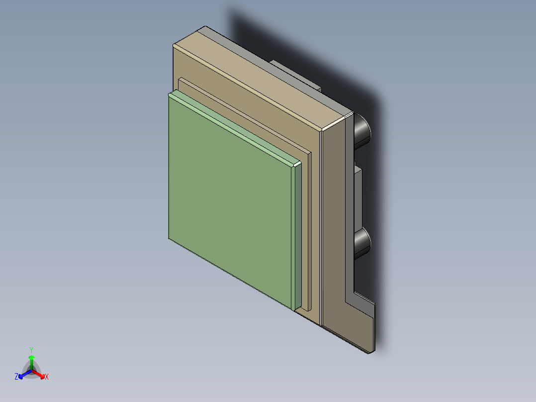 essae-ax1200称重秤模型正等轴测图