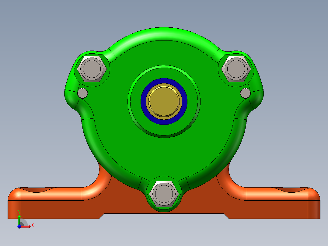 摆线式内啮合齿轮泵的设计含三维二维说明书 642137前视图