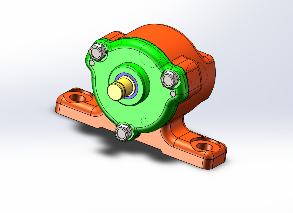 摆线式内啮合齿轮泵的设计含三维二维说明书 642137