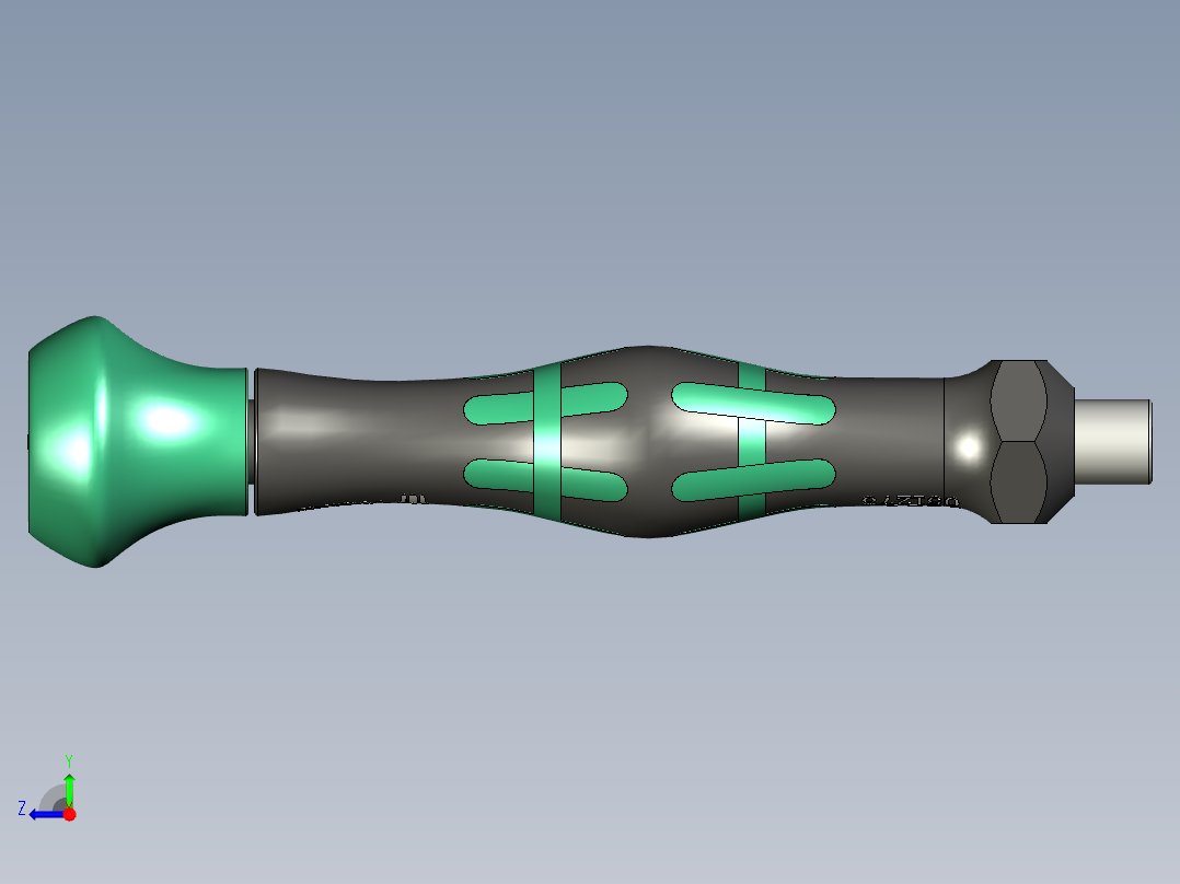 Wera-1014 Kraftform微型自攻螺丝刀4×80毫米1.快照.2右视图