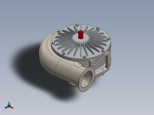 涡轮泵正等轴测缩略图