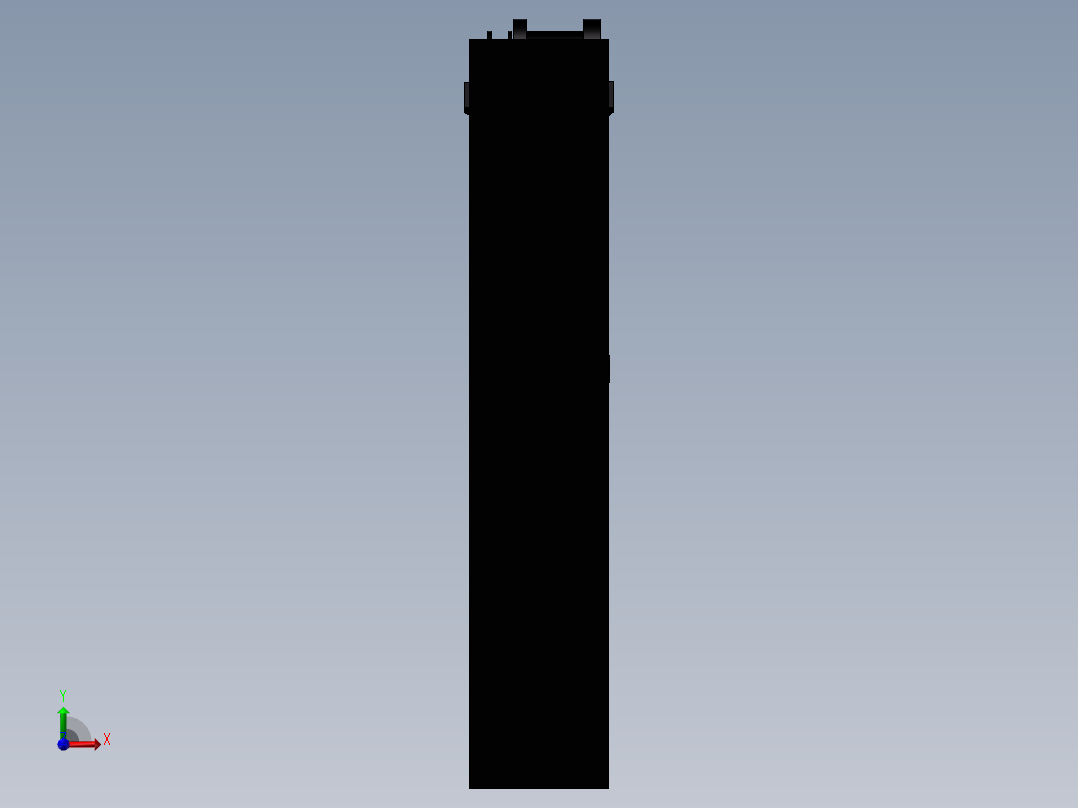 自动剥皮机前视图