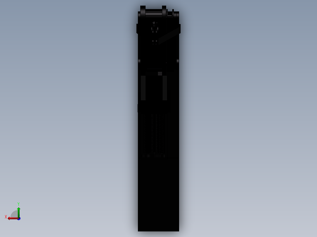 自动剥皮机后视图