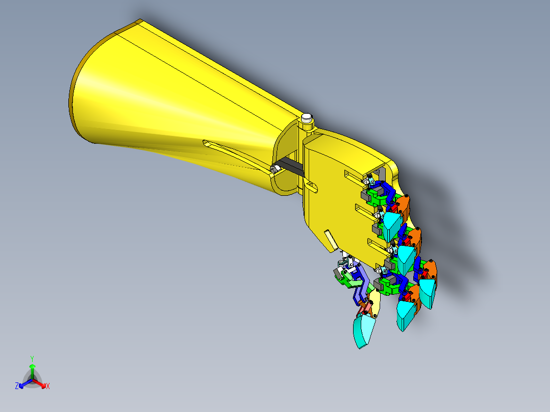 仿生手臂主视图