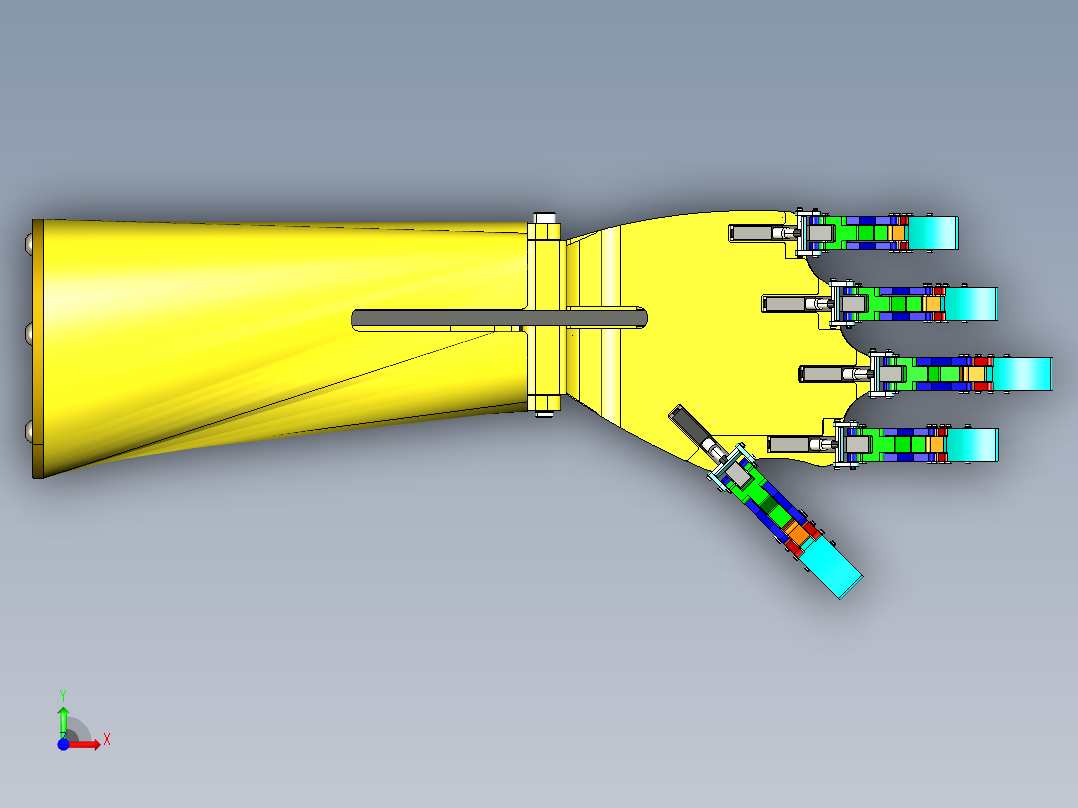 仿生手臂前视图
