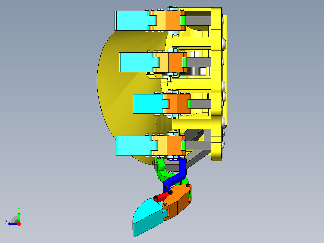 仿生手臂右视图