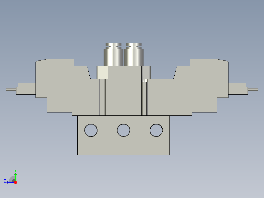 气路电磁阀集成SYS3-01右视图