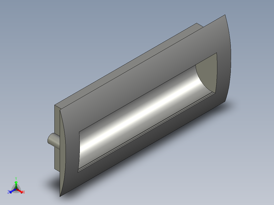 内嵌式铝合金拉手