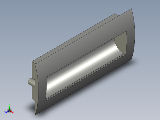 内嵌式铝合金拉手