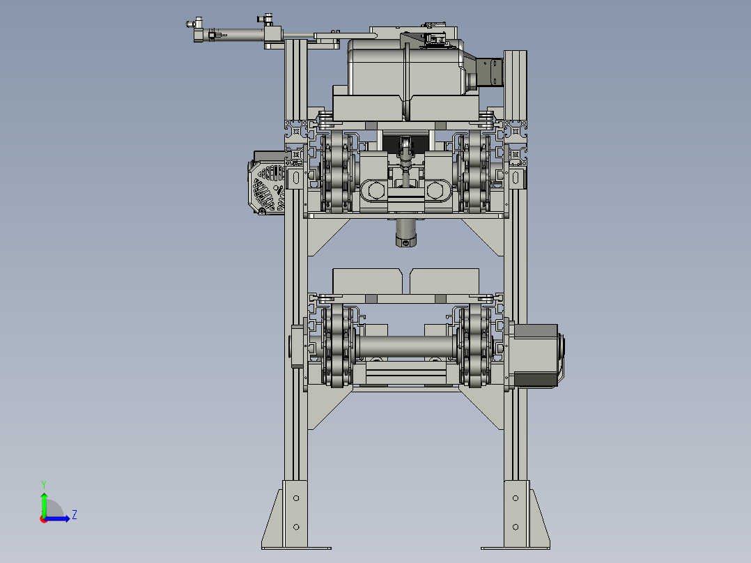 AAAA-主线组件左视图