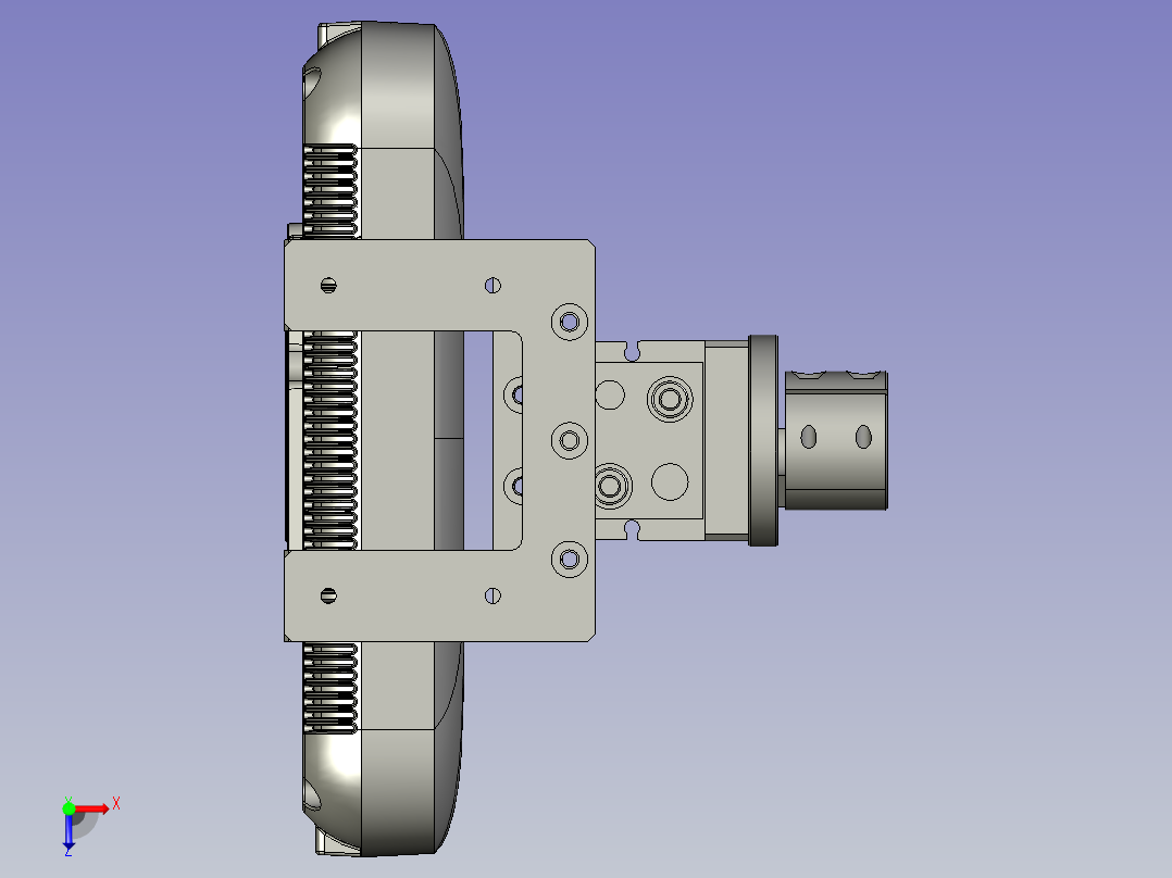 AHAVI-15E2夹爪俯视图