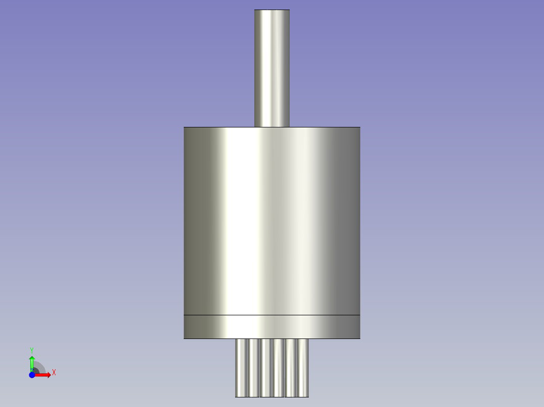 舵轮-Mini4096ZM编码器46前视图
