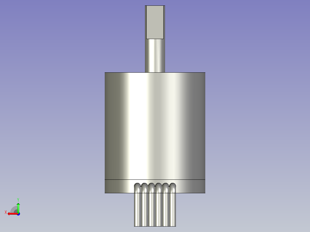 舵轮-Mini4096ZM编码器46后视图