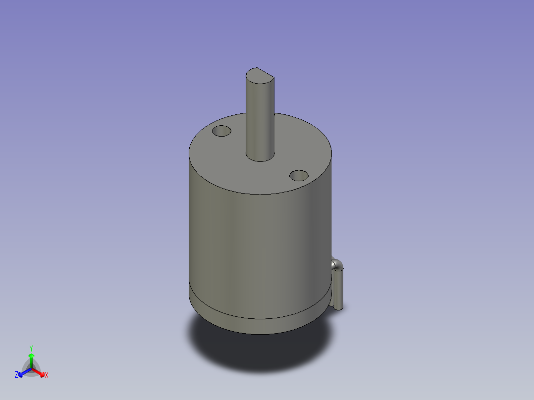 舵轮-Mini4096ZM编码器46正等轴测图