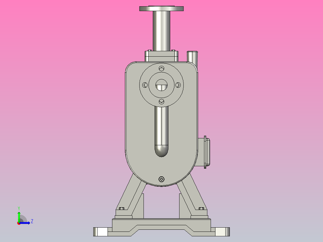 ZW系列自吸式无堵塞排污泵[ZW32-10-20]左视图
