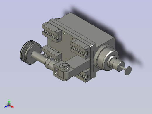 雕刻电机移动部份装配1116