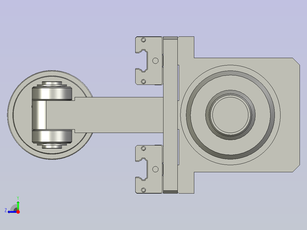 雕刻电机移动部份装配1116右视图