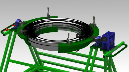 推车设计用于携带重量为 200 公斤的钢盘缩略图