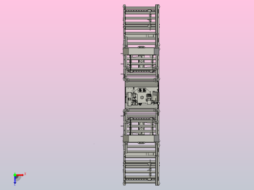 车载产品锁螺丝流水线俯视缩略图