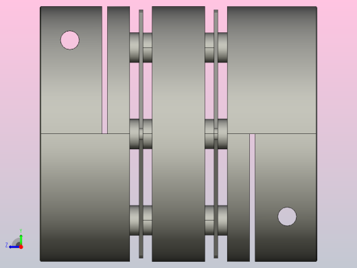 双膜片联轴器[SGH-C68-20]右视缩略图