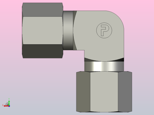 EO管接头弯头W08LCF.igs后视缩略图