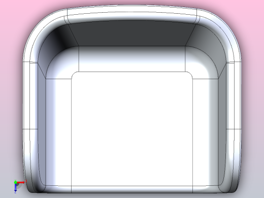 扶手椅俯视缩略图