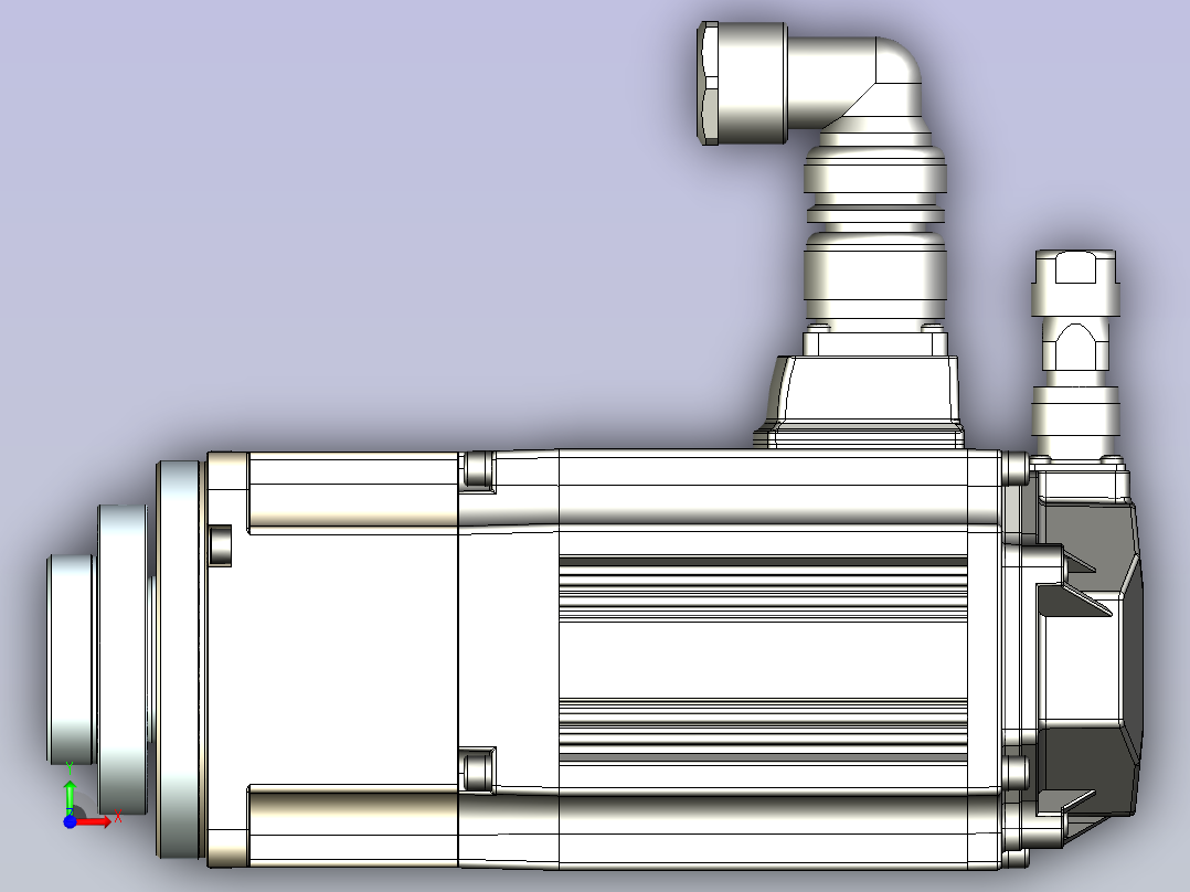 JSCC精研伺服减速电机 100mhf3前视图