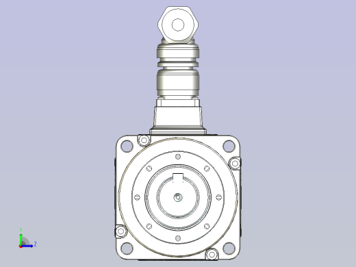 JSCC精研伺服减速电机 100mhf3左视缩略图