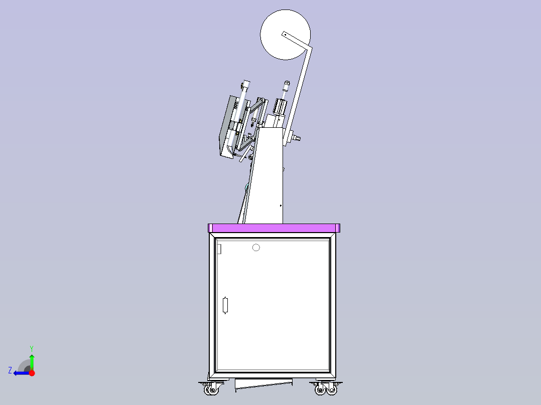 最新款防护服缝合机右视图
