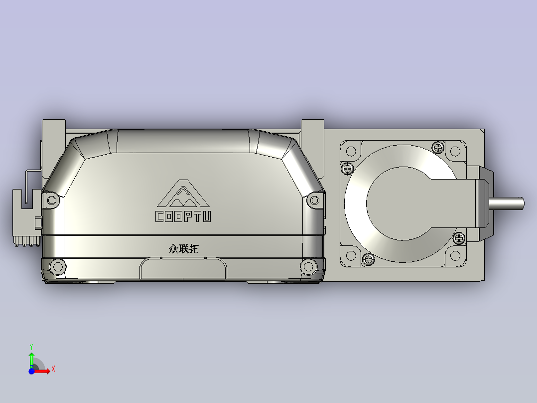 CZXDTGS14-BR-200W伺服电机z1长条前视图