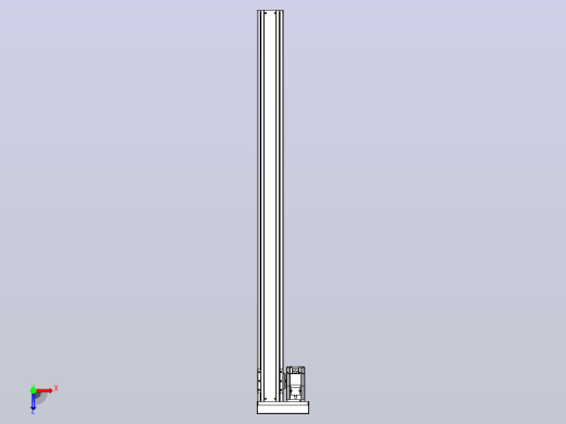 日规模组半封闭丝杆TPA-HNR-85S-1610C-L1150-MR-C-P20-N3俯视缩略图