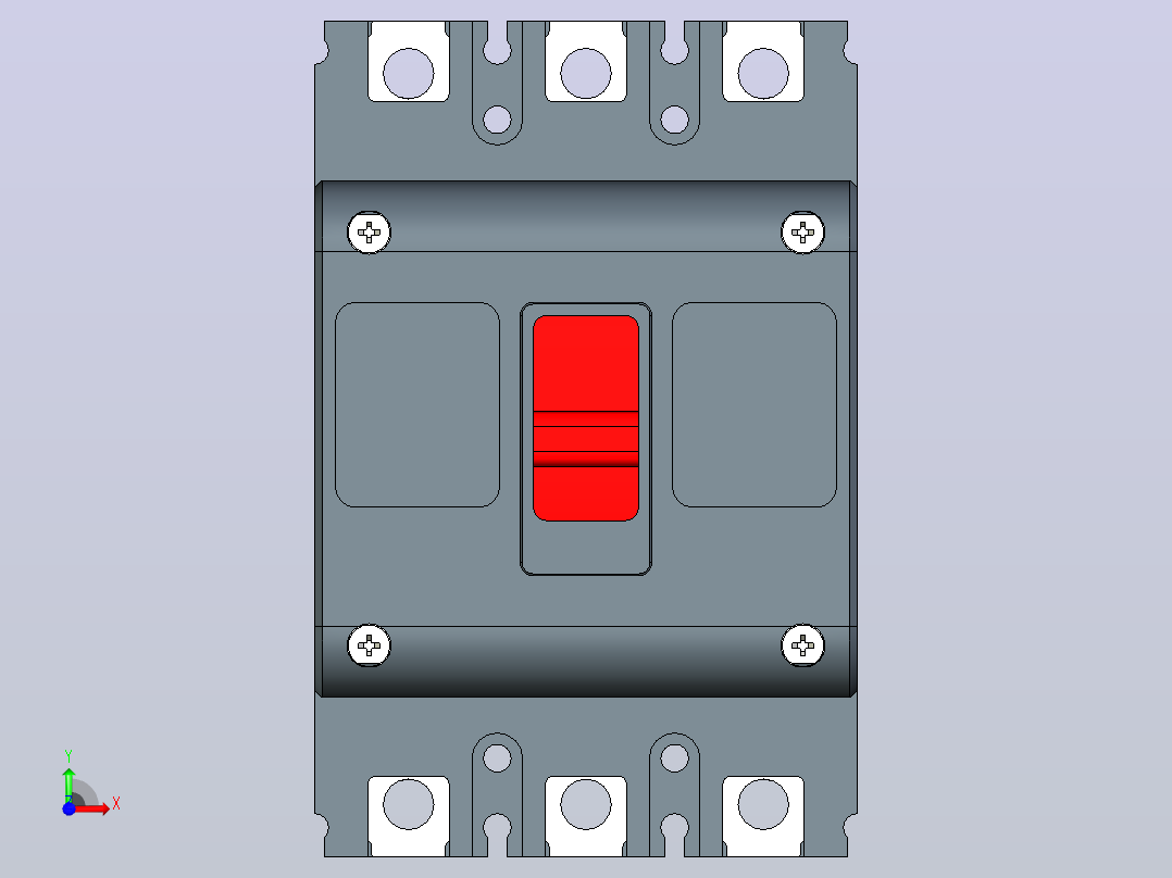 CDM3-160系列塑壳断路器[CDM3-160H12533]德力西前视图