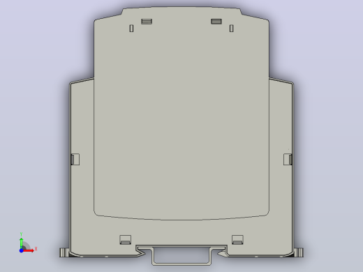 NJB1-X1电压保护继电器三维模型202203前视缩略图