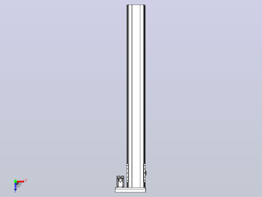 日规模组半封闭丝杆TPA-HNR-202D-2510C-L1650-ML-Y-P75-N3俯视缩略图