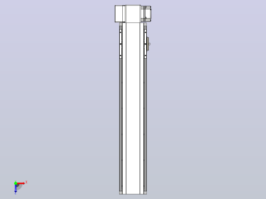 皮带直线轴半封闭可选导轨TPA-HNB-105D-90-L450-RP-Y-P20-N3俯视缩略图